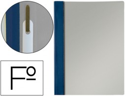 Carpeta dossier fastener Esselte Folio PVC azul marino